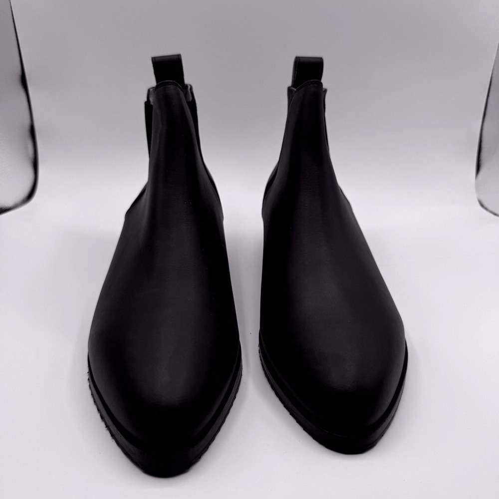 Nisolo Eva Everyday Chelsea‎ Boot Black Leather 9.5 New Waterproof